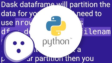 Efficiently read big csv file by parts using Dask