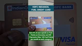 HDFC INDIANOIL CREDIT CARD 👍 | HDFC FUEL CREDIT CARD