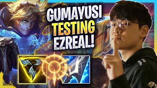 GUMAYUSI TESTING EZREAL IN KOREA SOLOQ!  T1 Gumayusi Plays Ezreal ADC vs Varus! | Season 2023