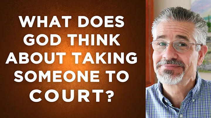 What Does God Think About Taking Someone to Court? | Little Lessons with David Servant