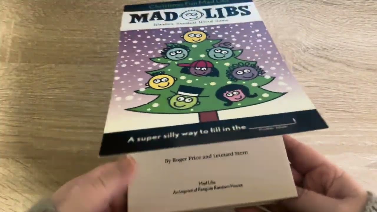 Video thumbnail — Review of Christmas Fun Mad Libs Book
