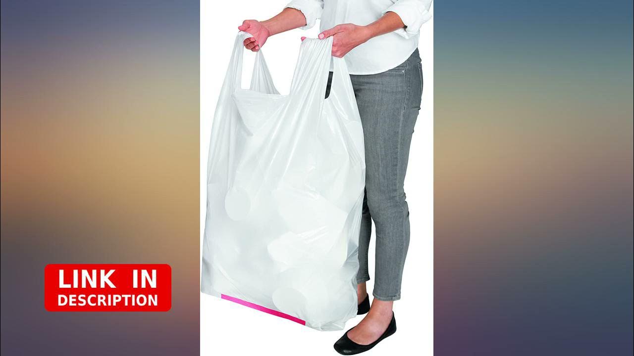 Handle Trash Bag, Hippo Sak with Power Strip, 13 Gallon Tall