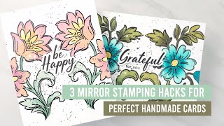 3 Stamping Techniques for Perfect Mirrored Cards | Altenew April 2023 Marvelous Monthly Series