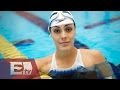 Fernanda González, nadadora mexicana es obligada a usar traje de baño más chico