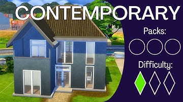 How To Build a CONTEMPORARY HOME Like a Nerd - In-Depth Sims 4 Building Tutorial