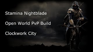 Stamina Nightblade PvP BUILD: The Black Widow