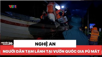 Nghệ An: Người dân tạm lánh tại Vườn Quốc gia Pù Mát