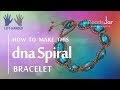 Left-handed ★ How to make this dna Spiral bracelet | Glass Beads simple design
