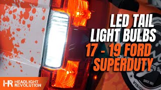 20172019 Ford F250/F350 Super Duty LED Rear Turn + Reverse Light Install | Headlight Revolution