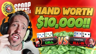 HUGE Hands in $10,300 PKO and $530 Mystery Day 2 | DAY 11 ❤️ SCOOP 2024