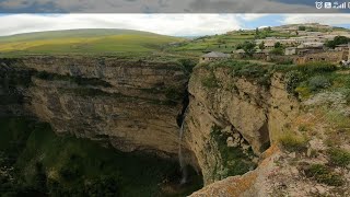 Природа красоты Дагестана водопад село Герхмахи Акушинский район # Путешествие туризм эндуро Шадни