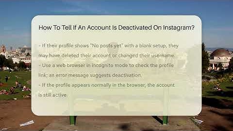 How To Tell If An Account Is Deactivated On Instagram? - Everyday-Networking