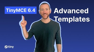 TinyMCE 6.4: Introducing Advanced Templates!