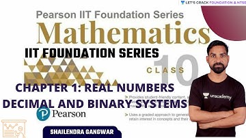 Class 10th: Pearson IIT Foundation Series | Foundation& NTSE | Shailendra Gangwar