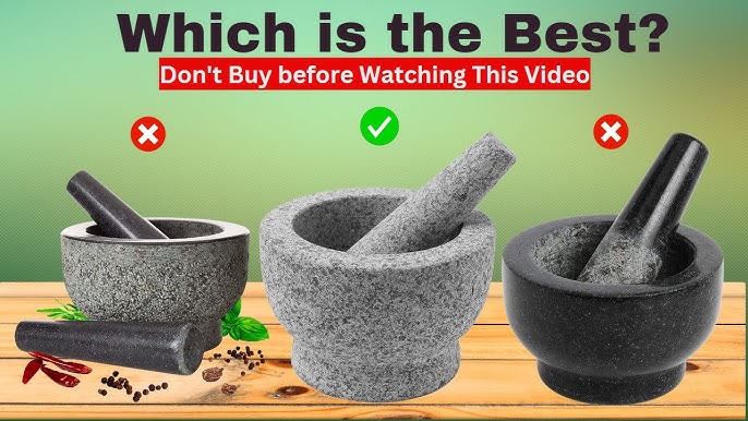 How to Season a Granite Mortar and Pestle + Guacamole - The Noshery