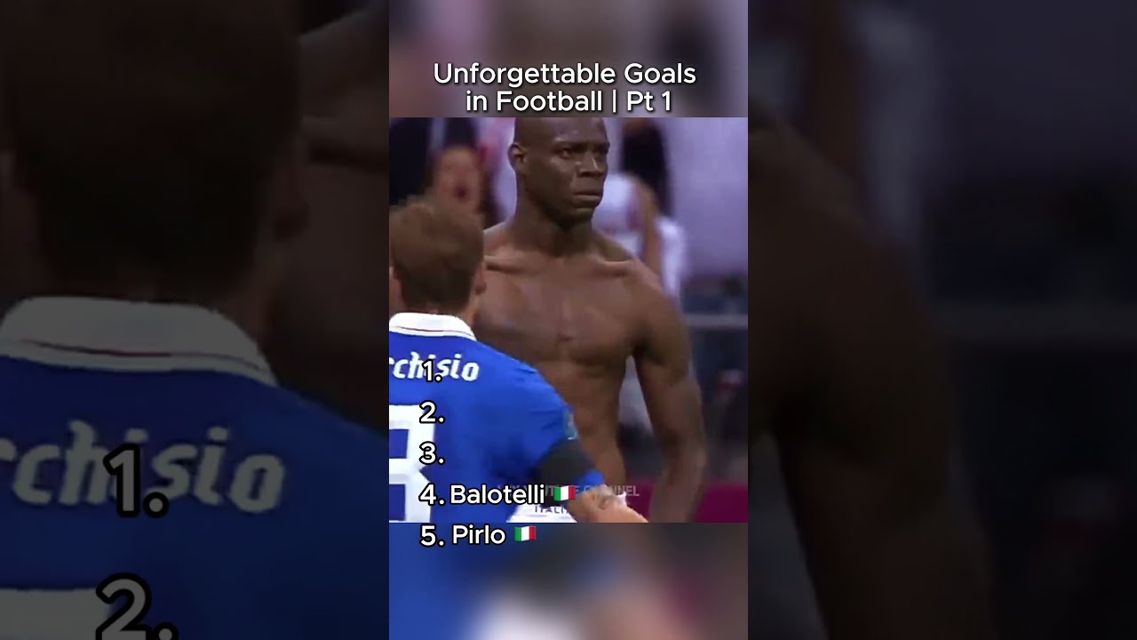 Unforgettable Goals In Football Pt 1