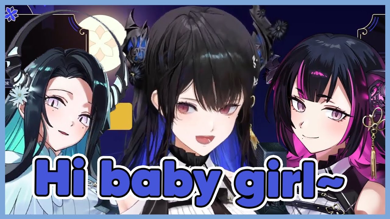 Nerissa asks both of her sisters to say "𝑯𝒊 𝒃𝒂𝒃𝒚 𝒈𝒊𝒓𝒍"