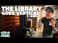 Rrs  the movie library goes vertical with movies on the shelves