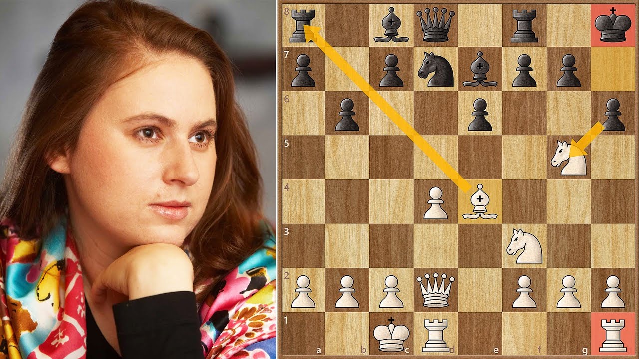 Garry Kasparov resigning to Judit Polgar, 2002