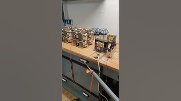 Resonant MOT Arcs Capacitor Explosion High Voltage Transformer #shorts #highvoltage #shortcircuit