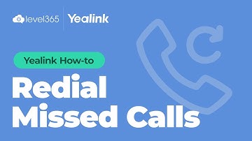 Redialing a Missed Call on Your Yealink Phone