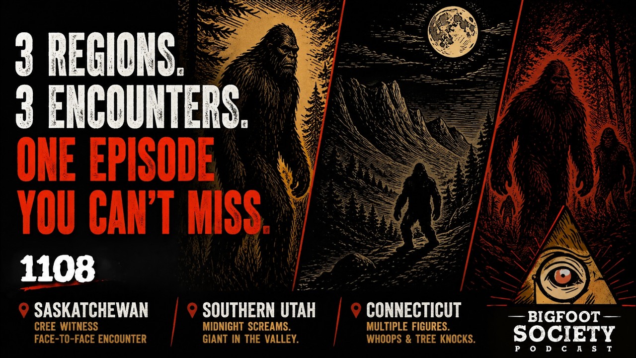 Cree Elder Face-Off, Utah Midnight Giant & Connecticut Encounter | Bigfoot Society 1108