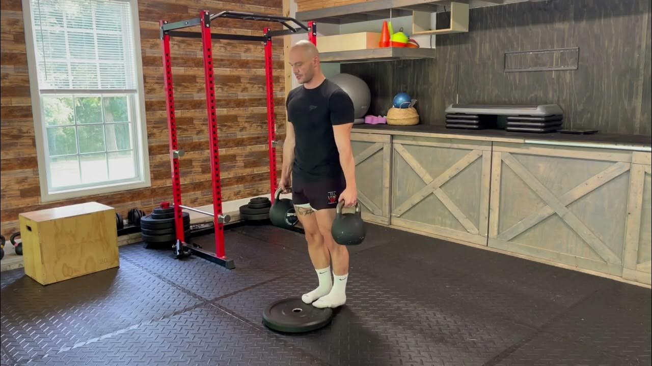 Kettlebell Calf Raise Exercise Library fitness YouTube