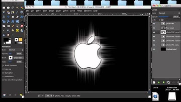 How to make an abstract wallpaper in Gimp