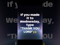 It’s Wednesday! May God surprise you with blessings you didn’t see coming. 🙏✨ #MidweekMiracle