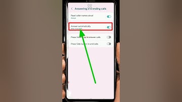 How to Enable Automatic call Answer in Samsung #shorts