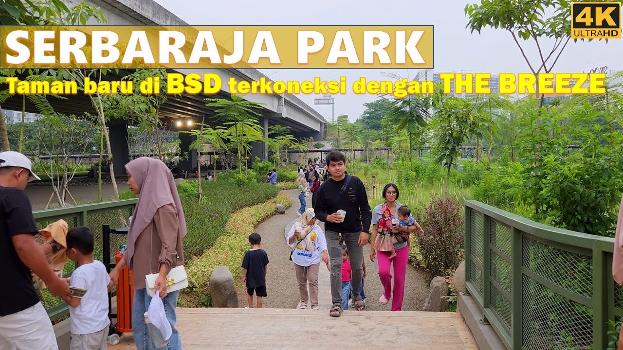 🆕 Serbaraja Toll Park at BSD City❗ Taman di bawah Tol Serpong Balaraja connected with The Breeze❕