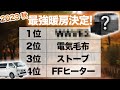 【2023年秋!】車中泊・キャンプ 最強暖房決定を元自動車メーカー勤務の技術者が解説します。