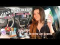 clean and decorate my car with me | jeep grand cherokee, car tour, & organization