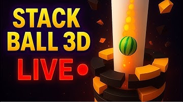 🔥 STACK BALL 3D 😍 LIVE – AmitXPlayZ  😍 DAY 13