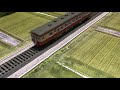 【HOゲージ鉄道模型】田園を走るディーゼル列車（DE10+12系客車／キハ52）