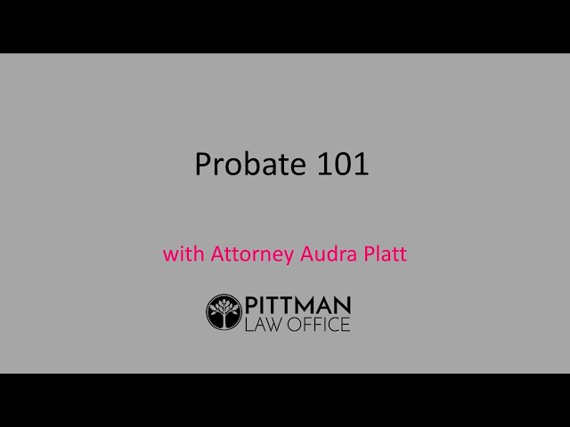 Probate 101