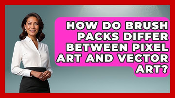 How Do Brush Packs Differ Between Pixel Art and Vector Art? | The Virtual Art Desk News