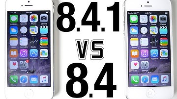 iOS 8.4.1 VS iOS 8.4 - Performance & WiFi Speed Test Comparison