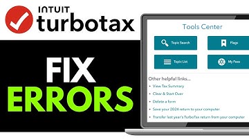 How to Fix Errors on Turbotax 2025 (QUICK & EASY)