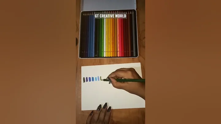 Unboxing Brustro Colored Pencils #shorts #unboxing #gtcreativeworld