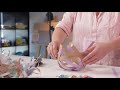 How to make a simple paper stripping nest  zart art