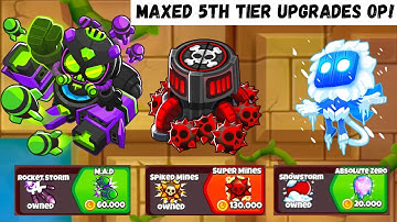 These 5th TIER UPGRADES are OP!! (Bloons TD Battles 2)