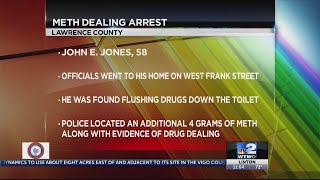 Mitchell man arrested after officials say he tried to flush meth down the toilet
