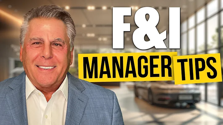 6 F&I Manager Tips Nobody Talks About (F&I 101)