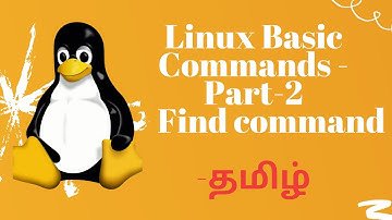 Linux Basic Commands - Part 2 | Find Command | India Bees | Tamil