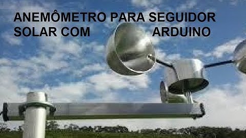 ANEMÔMETRO COM ARDUINO PARA SEGUIDOR SOLAR