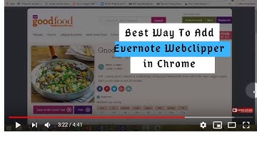How to Add Evernote Web Clipper in your Chrome