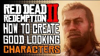 RED DEAD ONLINE - How To Create Beautiful Characters| RDR2 ONLINE In Depth Character Creation