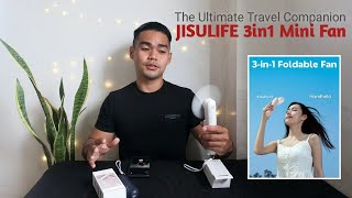 THE ULTIMATE TRAVEL COMPANION | JISULIFE 3in1 Mini Fan