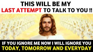 🛑 "GOD IS ANGRY" THIS WILL BE MY LAST ATTEMPT TO TALK TO YOU !! GOD'S MESSAGE । #godmessage #jesus